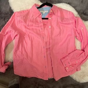 Tommy Hilfigier pink button up- Size 16